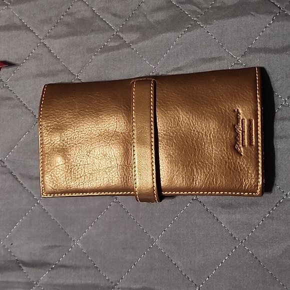 Eddie Bauer jewlery travel wallet leather used - Picture 2 of 7
